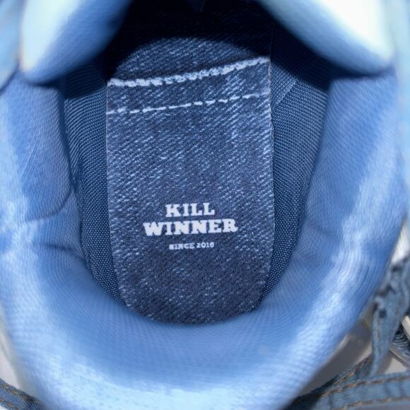 KILL WINNER  “Noah’s Ark Denim Shattered Meteor” Shoes Men’s Size 7.5 - Picture 9 of 12